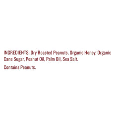 Justin's No Stir Honey Peanut Butter spoonful highlights smooth, spreadable consistency