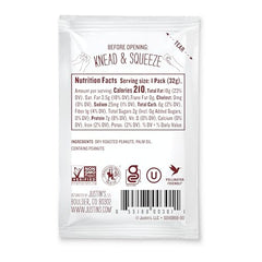 Justin's Squeeze Pack on toast demonstrates a quick breakfast option