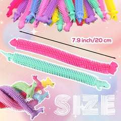 Juuxncgv unicorn stretchy string with tactile unicorn shape for sensory play.