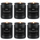 JXDLSQ six-pack candles on display for home scenting and gifting
