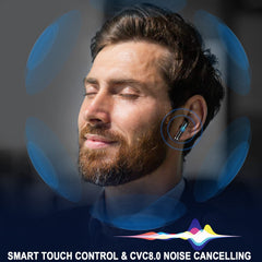 Jxrev earbuds using Bluetooth 5.4 for fast, stable connection