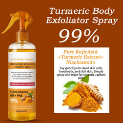 JXSVR Body Keratin Care Turmeric Spray mist for quick application and hydration.