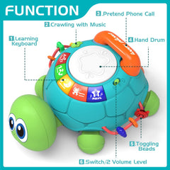 Jyusmile baby toy buttons activate music and learning sounds for hands-on play