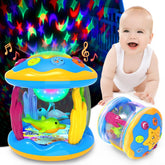 Jyusmile musical projector ocean front view supports soothing bedtime routine.