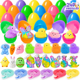 Jyusmile prefilled Easter eggs closed pack ready for quick hunts