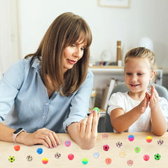 JYXT bouncy balls jump high with elastic rubber for classroom or home fun