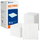 K Kingstar gauze sponges in bulk packaging ready for quick first aid.