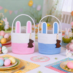K-MLICE Easter basket interior shows ample space for eggs