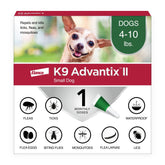 K9 Advantix II Small Dog spot-on application for quick protection.