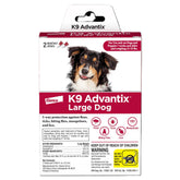 K9 Advantix Large Dog application tube, ready for fast protection