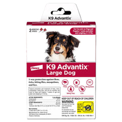 K9 Advantix Large Dog application tube, ready for fast protection