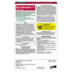 K9 Advantix II bottle with applicator for quick monthly topical protection.