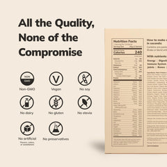 Ka’Chava Vanilla powder scoop highlights easy measurement for balanced meals.