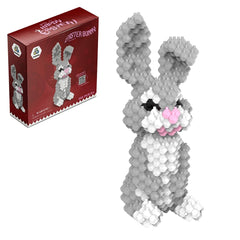 KADELE bunny building sets with 305 pieces, easy color guide for accurate assembly