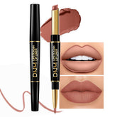 Kaely 2in1 nude-brown lip liner lip kit packaging, ideal as a stylish gift.