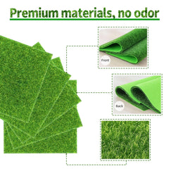 KAEZDD fairy garden grass tiles create charming mini landscapes for outdoor displays