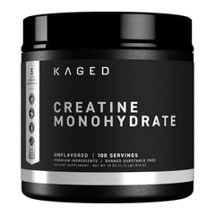 Kaged Creatine Monohydrate micronized jar for precise dosing