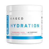 Kaged Sugar Free Hydration bottle pouring, refreshing during workouts