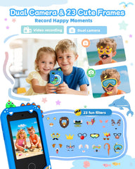 KAKTIN learning interface with letters and landmarks for exploration