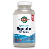 KAL Magnesium Glycinate tablets in value-size bottle for daily use
