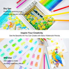 KALOUR water brush pen enables seamless wet-on-wet effects