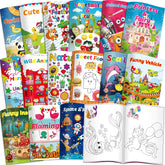 Kalysky coloring books cover with friendly characters to engage preschoolers.
