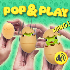 Kamhi World Egg Pops Robot reveal blends techy features with engaging sound effects.