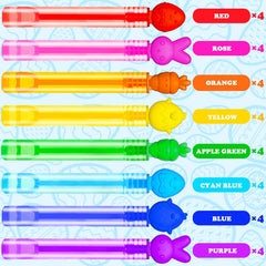 Kannove Easter mini bubbles carrot design for pinatas and gift bags.
