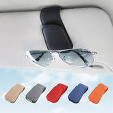 KanSmart sunglass holder car visor clip leather—secure, within-reach sunglasses.