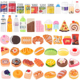 Kapeiluo miniature drink bottles in 15 pieces, ideal for dollhouse scenes and imaginative play.