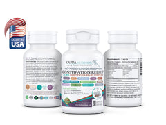 KAPPA NUTRITION capsules illustrate a 12-in-1 blend supporting digestive balance.