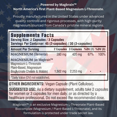 Kappa Nutrition MagBrain label details highlighting potency and testing.