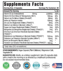 KAPPA NUTRITION Mineral 13 in 1 capsules closeup shows easy daily intake