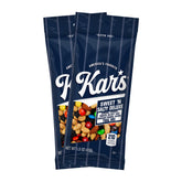 Kar's Nuts Sweet N Salty Deluxe Trail Mix bag with 1.5 oz serving for on-the-go snacking.