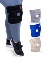 KARM plus size knee brace with side stabilizers enhances knee stability during daily activities.