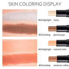 KARNAR multi-use face concealer stick helps brighten and define features.