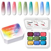 Karroy sponge pat nail gel for ombre gradient at-home manicure