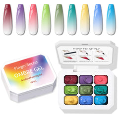 Karroy sponge pat nail gel for ombre gradient at-home manicure