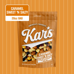 Close-up of Kar’s trail mix with peanuts and cashews for crunch