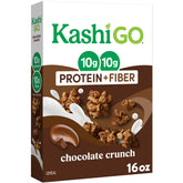 Kashi GO Chocolate Crunch cereal box for on-the-go mornings