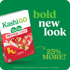 Kashi GO Original cereal sticks add fiber-rich crunch to bowls.