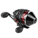 KastKing Brutus spincast reel front view showing compact frame and grip