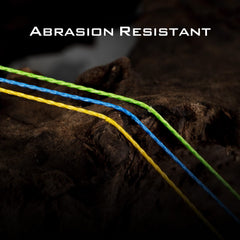 KastKing Superpower braided line near rugged cover highlighting abrasion resistance.