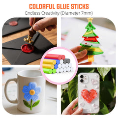 Katerk glue gun heats in 30 seconds for quick DIY projects