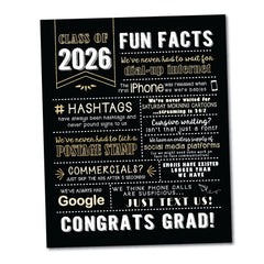 Katie Doodle 2026 keepsake sign captures the graduation moment for photo props.