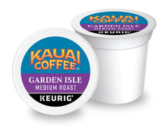 Kauai Coffee Arabica beans, 10% Hawaiian origin, bright aroma for a comforting cup.