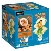 Kauai Coffee Coconut Caramel Crunch pod for Keurig brewers, easy single-serve indulgence.