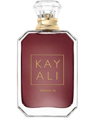 Kayali Vanilla 28 bottle front, sleek design for everyday luxury.