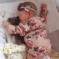 Kaydora Reborn Baby with 3/4 limbs and vinyl head for lifelike posing