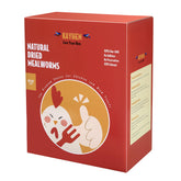KAYHEN dried mealworms package front, natural protein source for laying hens.